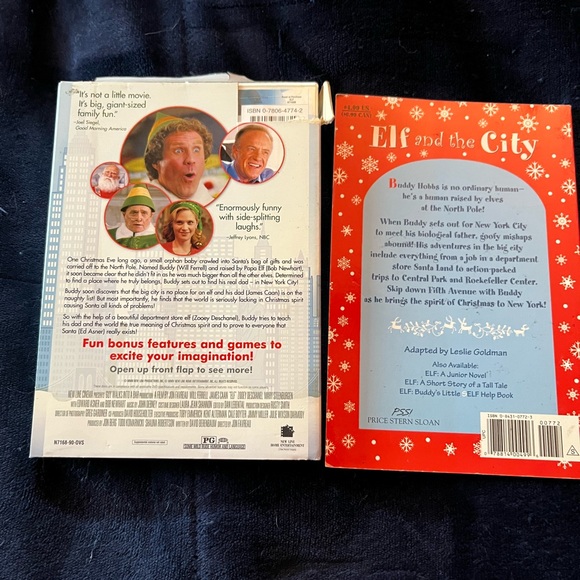 Elf DVD and ELF  and the city book. - Picture 2 of 4